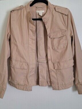 H&M Blush Pink Utility Field Jacket